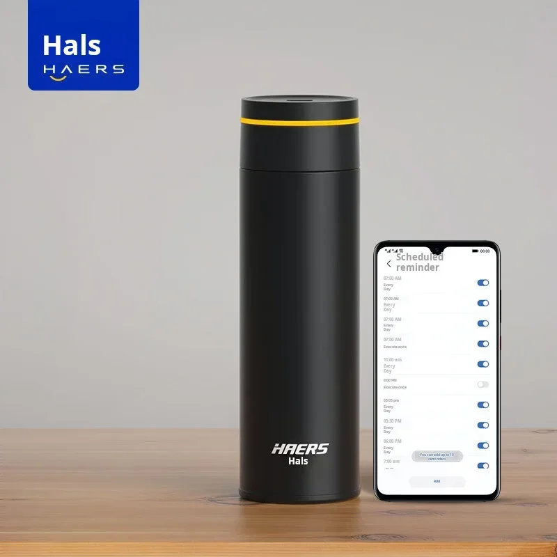 Huawei 316 Stainless Steel Intelligent Temperature Measuring Thermos Cup Straight Cup Water Commercial Affairs Portable