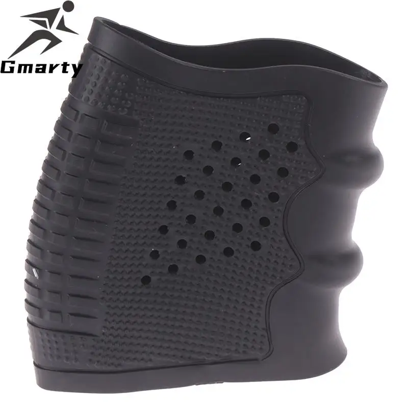 Anti-Slip Tactical Handgun Rubber Protect Cover Grip Glove Tactical Holster for Glock Hunting Black Gun Accesories