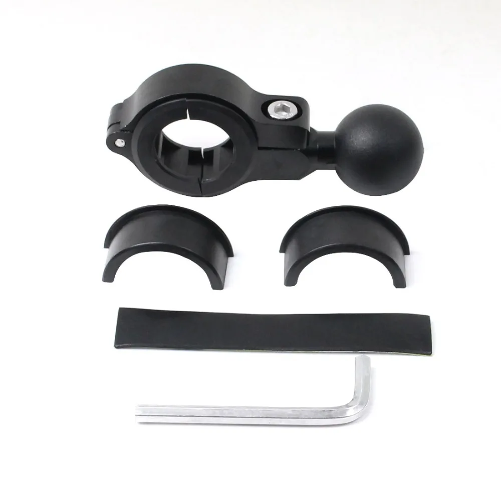 BGNing 1" Zoll Kugelkopf-Montageadapter Motorradhalterung Fahrradlenker Clip Telefonhalter Klemme für GoPro YI Sportkamera – Detail 2