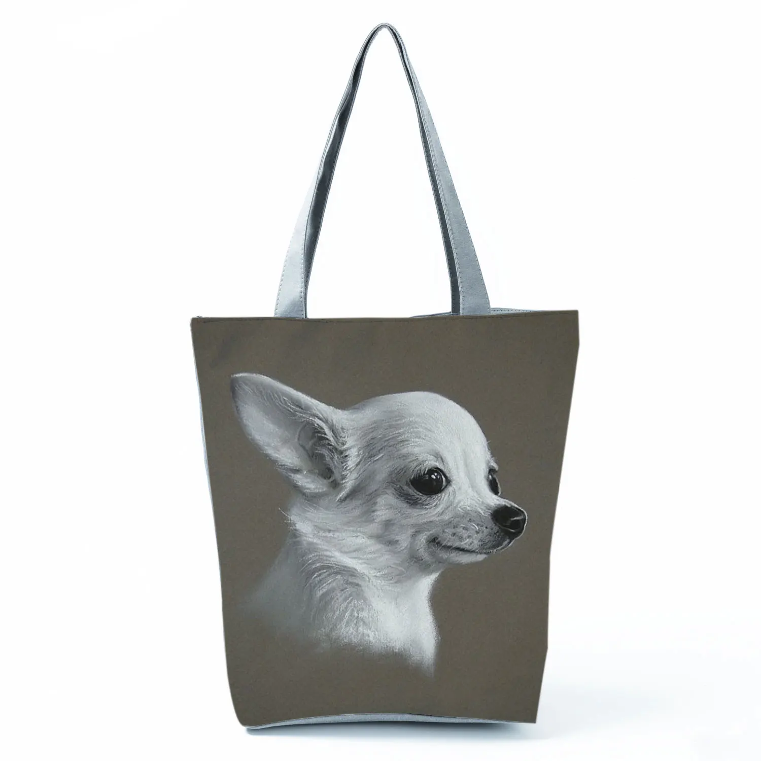 Bolso De Hombro Con Diseño De Perro Cartoon - Gran Capacidad 41x27x12 Cm - Nailón Resistente - Ideal Para Viajes, Compras, Día A Día