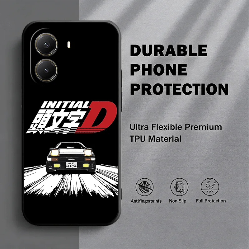 Customizable Soft Phone Case with Initials and Stylish Design