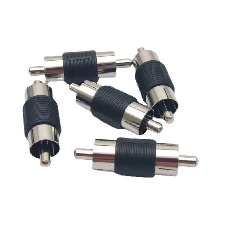 Video Audio Converter 5pcs 10pcs RCA Lotus Head Straight Male Monitoring Audio Adapter RCA Male to Connector video audio converter,audio video cable