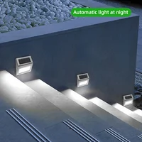 Solar LED Light Fence Light Outdoor Stainless Steel Light Waterproof Stair light Patio light Step light Wall light Garden lights 2