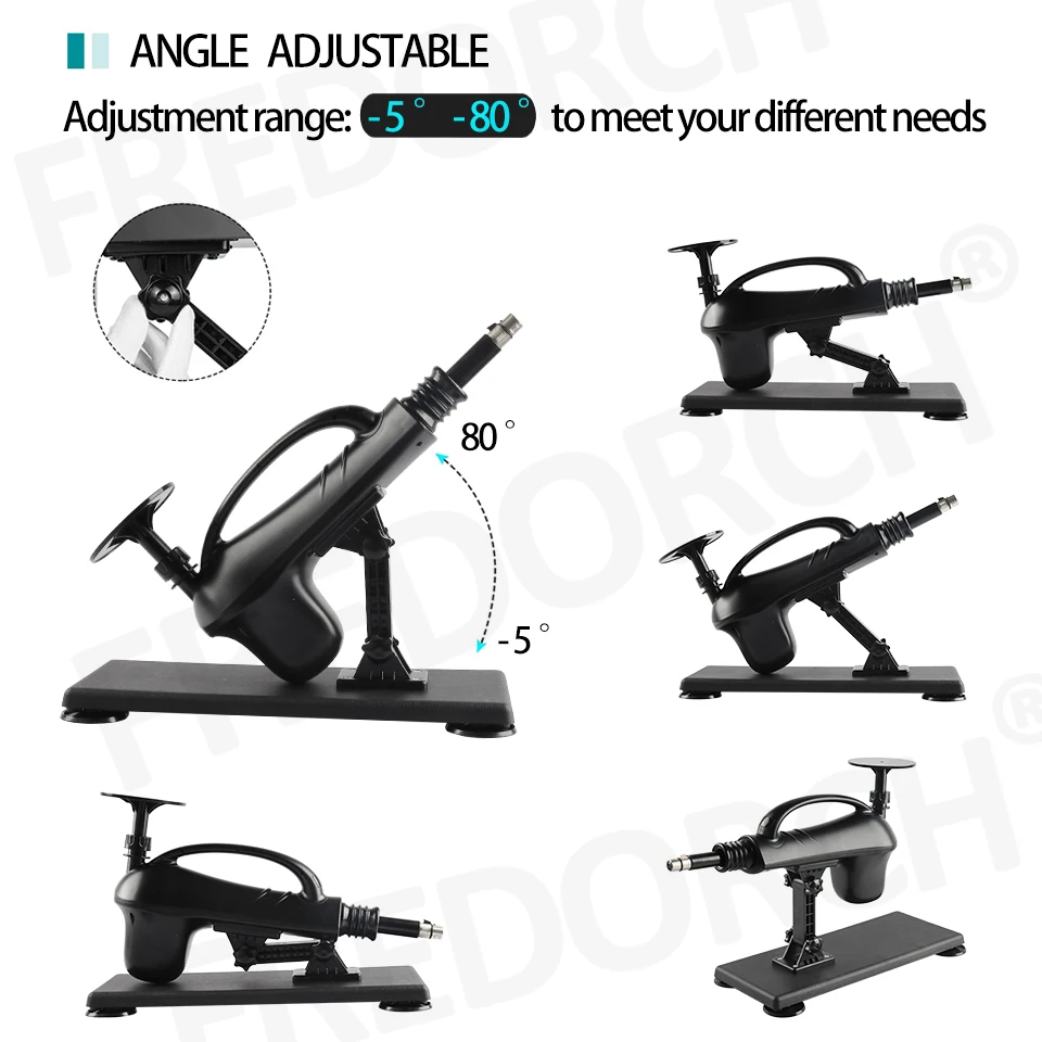 FREDORCH Sex Machine for Woman Adjustable Masturbating Pumping with different Accessories Sex machine Gun for Men sex masturbate