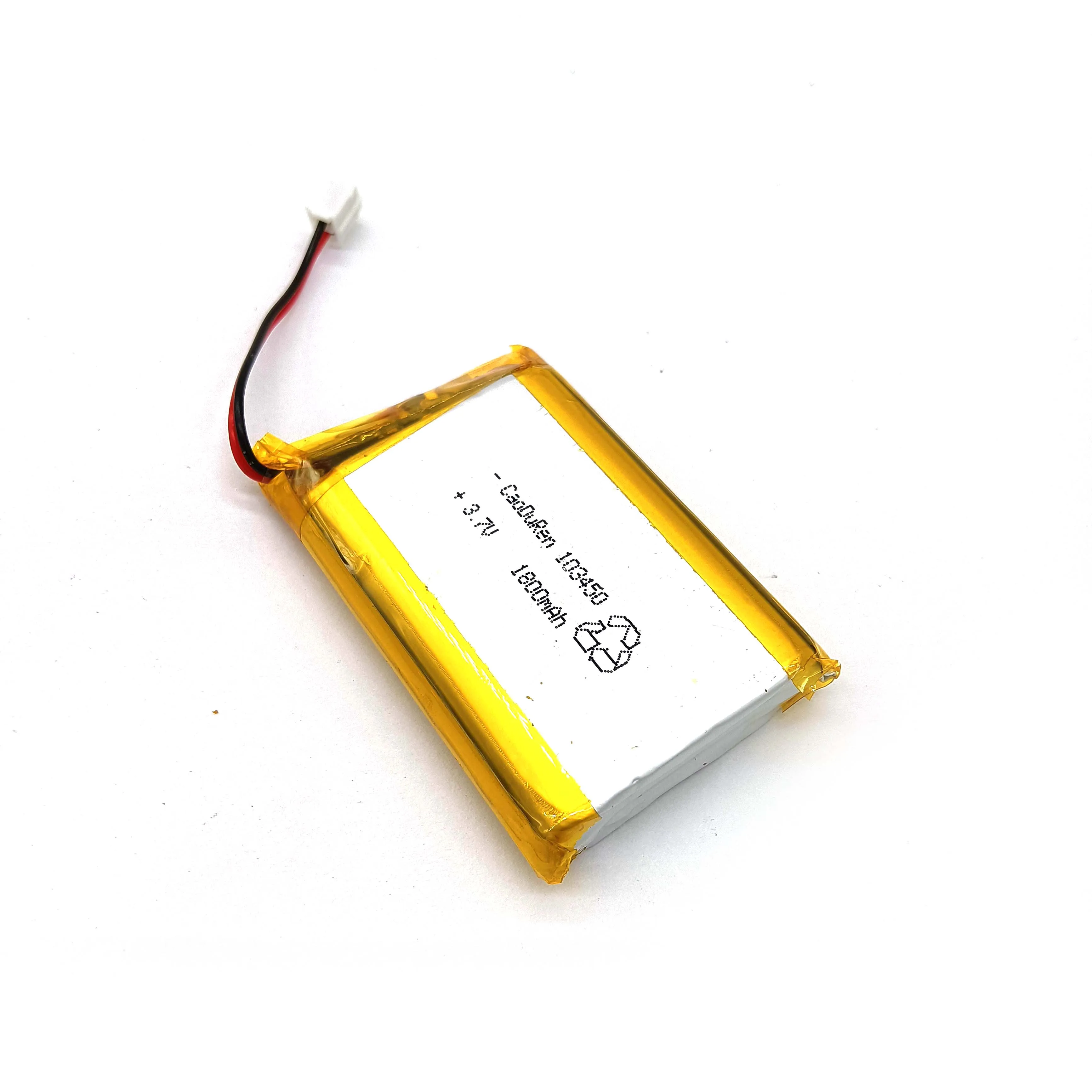 Conector Jst da Bateria 2.0 mm do Íon do Polímero do Lítio 10 20 Peças 3.7v 1800mah 103450 - Image 3