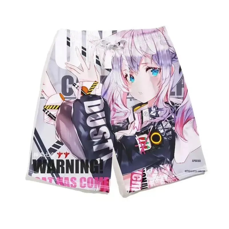 Cartoon Animation Shorts Male Student Hatsune Miku Peripheral Five-point Pants Thin Quick-drying Two-dimensional Beach Pants 3