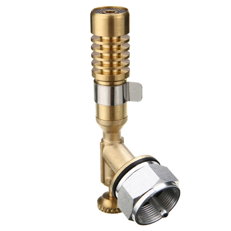 New 135x45x25mm Brass Mapp Gas Torch Brazing Solder Propane Nozzles Durable Welding Heating Burner For Cooking Welding