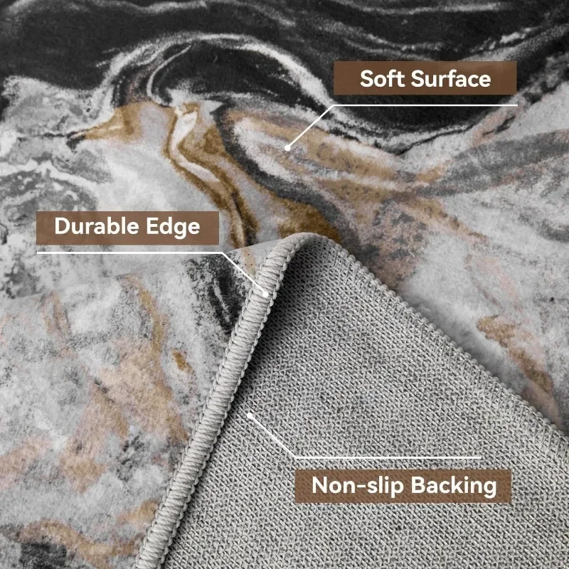 Large Size Rugs for Living Room,Modern Abstract Bedroom Carpet,Anti-slip Machine Washable Rug,Home Decor Sofa Coffee Table Mat 5