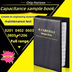 Comprehensive SMD Capacitor Assortment Kit - DIY Electronics Set, 25 to 50 Pieces - 1206 80valuesX25pcs