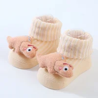 Cute Cartoon Dinosaur Baby Socks For Boys Girls Spring Summer Soft Cotton Anti Slip Solid Newborn Toddler Sock Kids Socken 0-12M 3