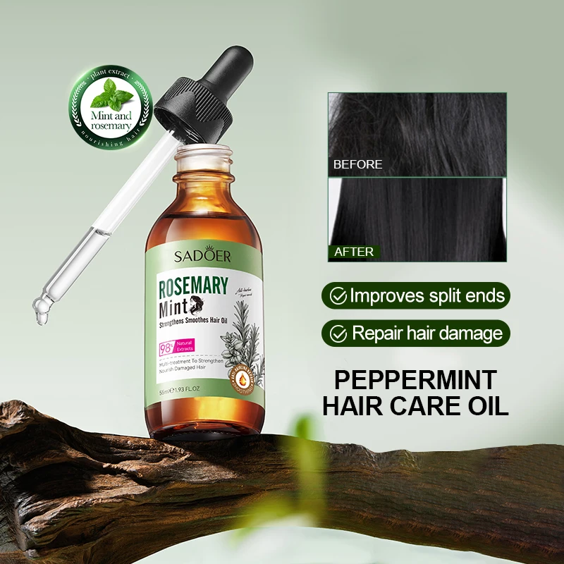 زيت النعناع روزماري للشعر