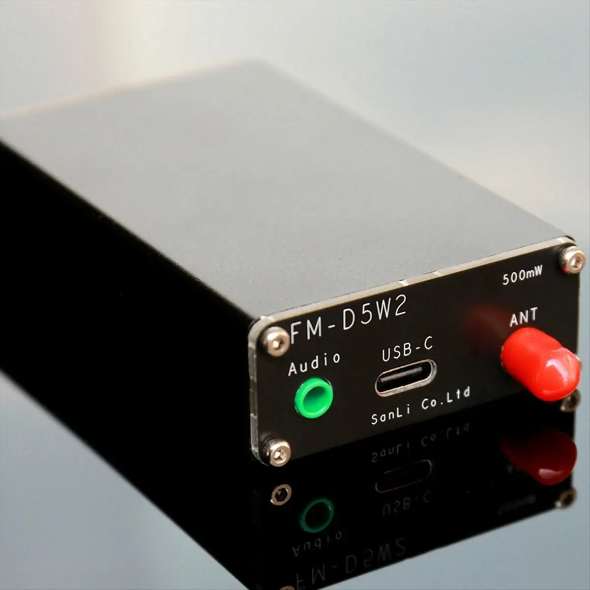 T28C 2KM FM 송신기 76-108Mhz 디지털 디스플레이 0.5W 500mW 스테레오 송신기(DSP 라디오 방송국용, 안테나 포함)