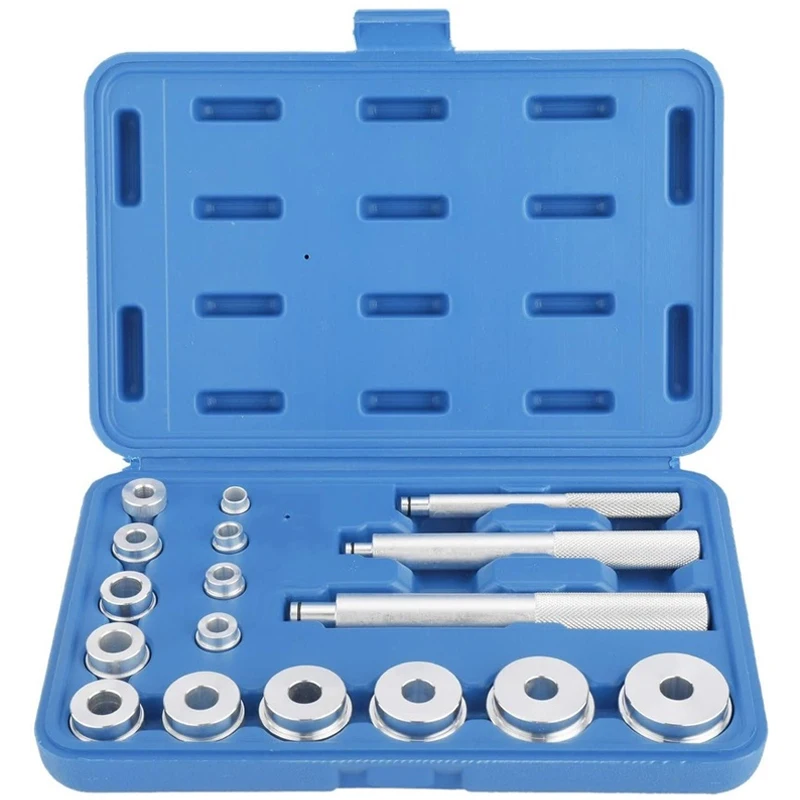 17pc Aluminium Wheel Bearing Race & Seal Bush Driver Set Garage Tool