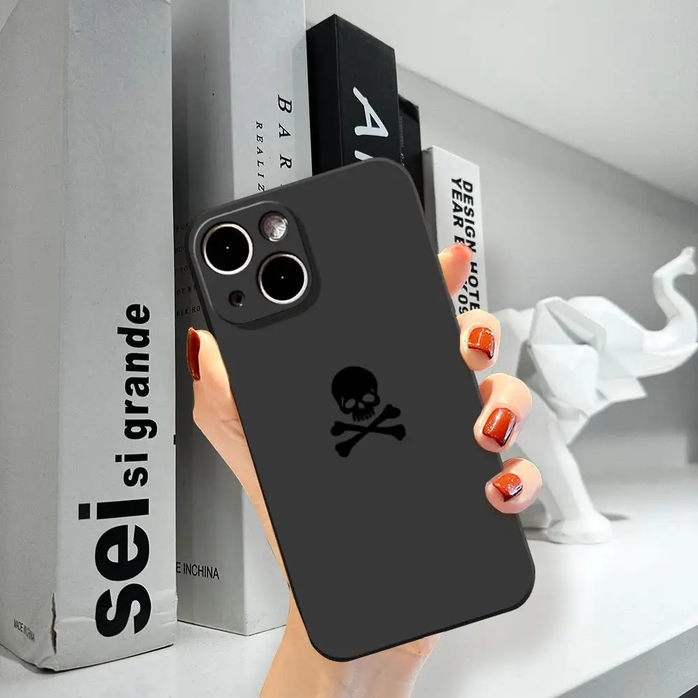 Black Skull Soft Phone Case - Premium Protective Cover