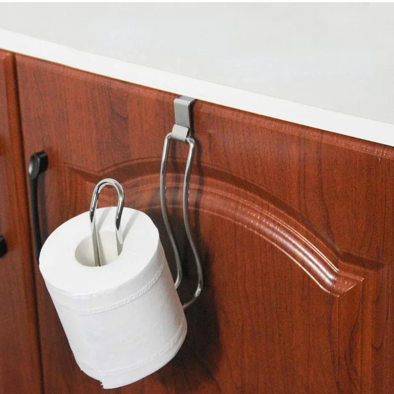 Toilet Paper Holder Self Adhesive Wall Mount No Punching Tissue Towel Roll Dispenser Bathroom Kitchen