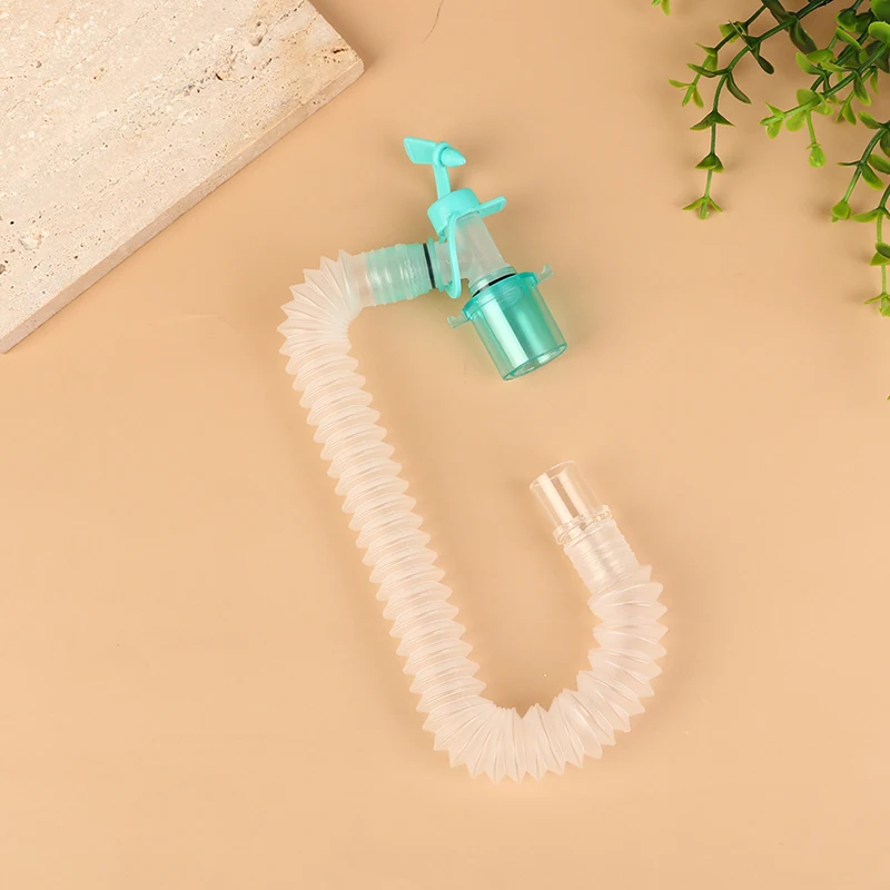 Pet Anesthesia Machine Accessories Disposable Anesthesia Breathing Circuit Thread Extension Tube Retractable Suction Tube Multifunctional L-shaped Rotary Joint