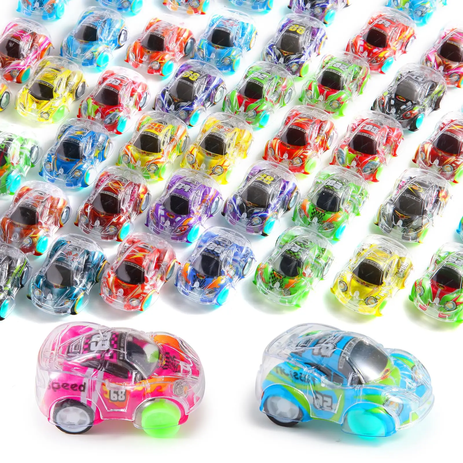 Mini Racing Car Toy Set For Kids Pull Back Vehicles Bulk Party Gifts_voghion.com
