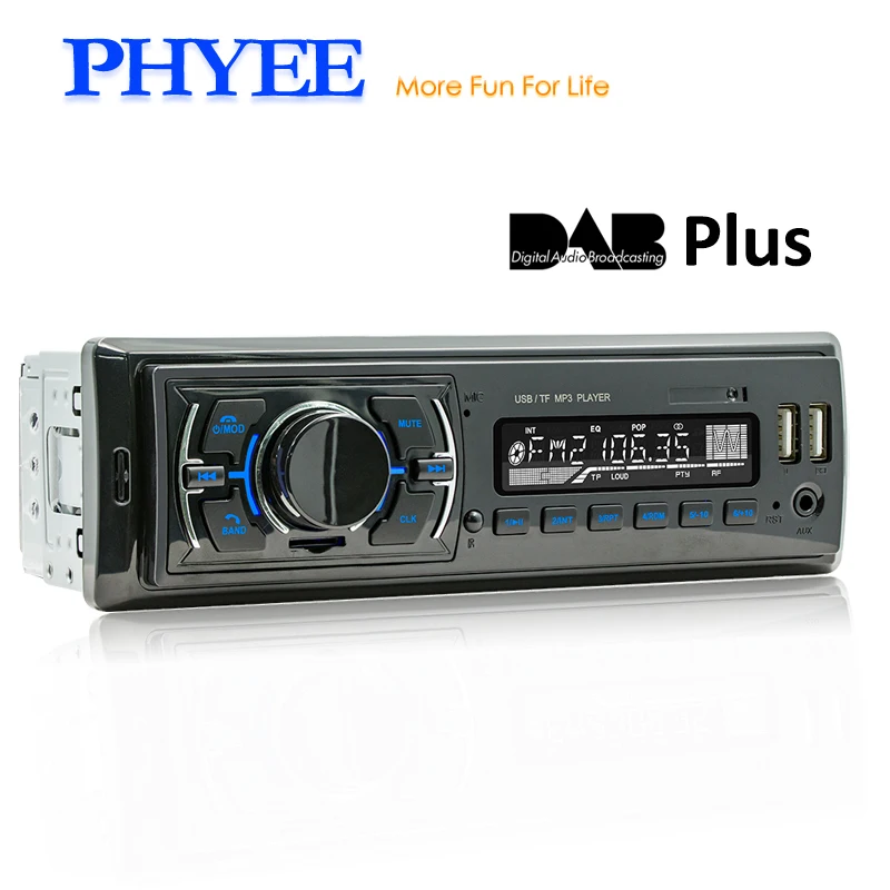자동차 라디오 Dab Autoradio 1 Din 블루투스 핸즈프리 스테레오 오디..