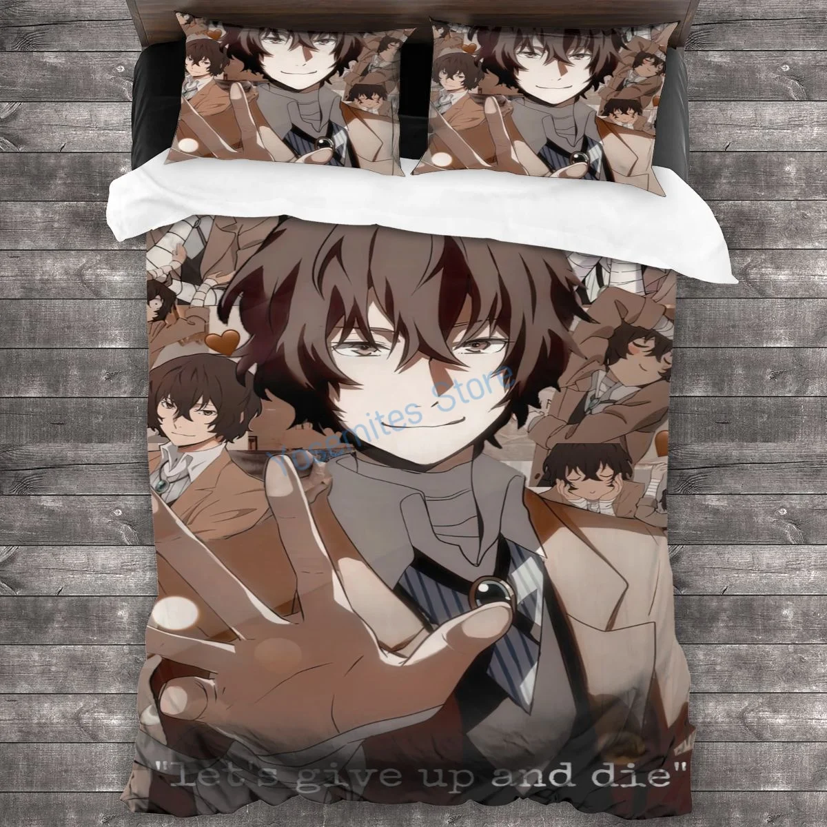 

Комплект постельного белья DAZAI, пододеяльник, наволочка, чехол, анимация/животное/певец, все доступные домашние постельные принадлежности, одеяло