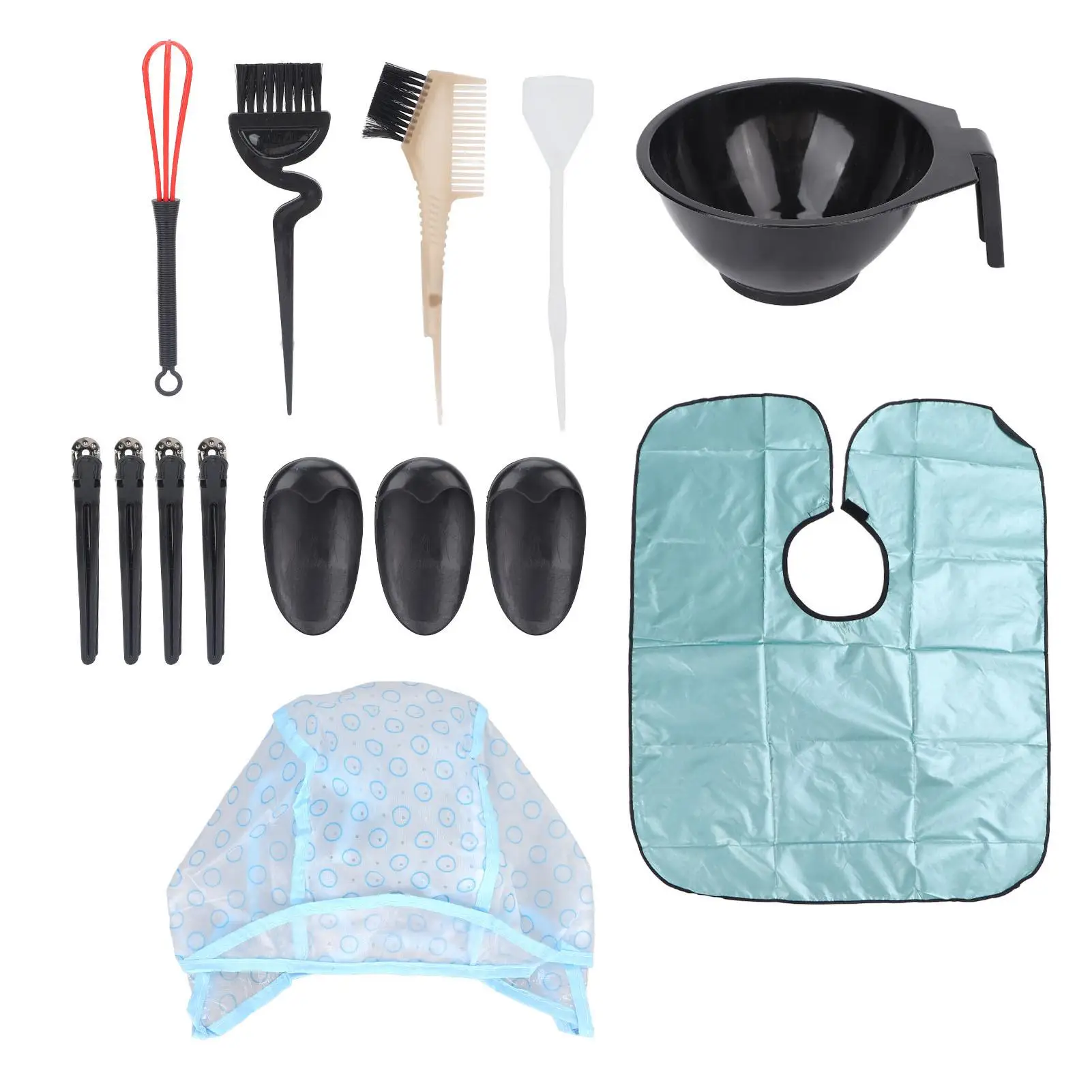 Reusable Hair Dye Brushes & Mixing Bowl Set-Safe, Stable Color Application for salon & Home Use