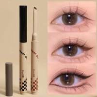 Waterproof Eyeliner Pen Smooth Matte Black Brown Eye Liner Pen Quick-drying Long Lasting Pencil Not Blooming Eye Makeup 1