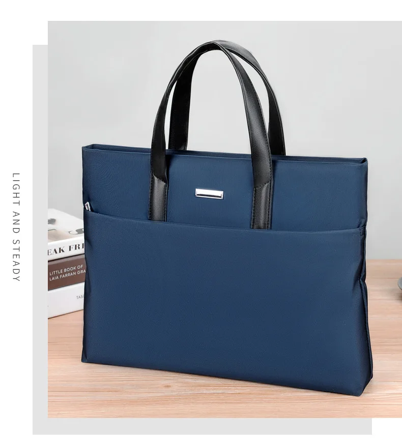 High Grade Business Laptop Bag Package Men's Waterproof Briefcase Handbag Official Large Capacity Black Blue Gray Custom Logo