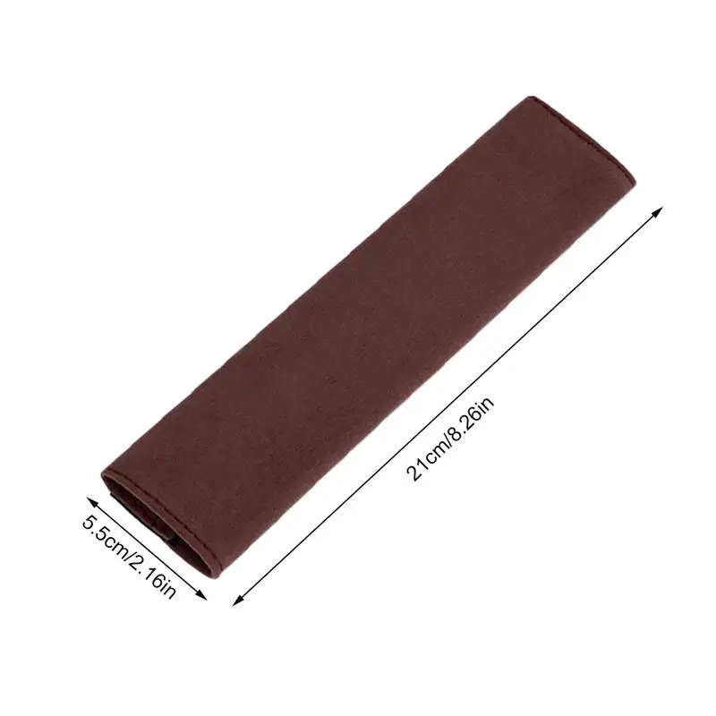 Car Safety Belt Cover Car Seat Belt Cover Pad Comfortable Seatbelt Covers Built-In Anti-Slip Silicone Strip Safety Strap Cushion