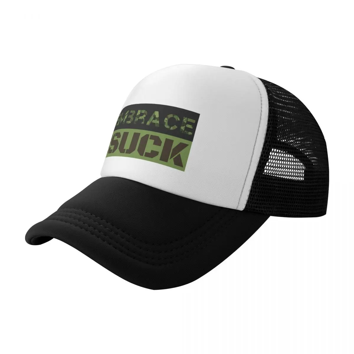 

Military embrace the Suck Baseball Cap Hat Beach Bobble Hat Golf Hat Rave Caps Male Women's