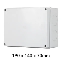 Waterproof and Dustproof Plastic Electrical Junction Box, IP55 Rated Housing (C007...)