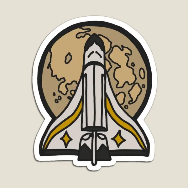 

Элли штифт космический корабль последний из США часть 2 магнитные наклейки игрушка для детей для декора холодильника Забавный дом