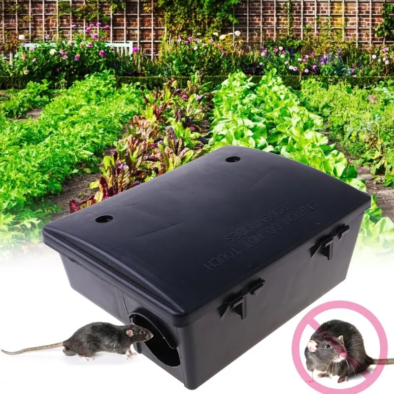 Professional Home Mouse Roditore Bait Block Trap Station Box Per Custodia Con Chiave Trappola Per Topi Past Na Krysy
