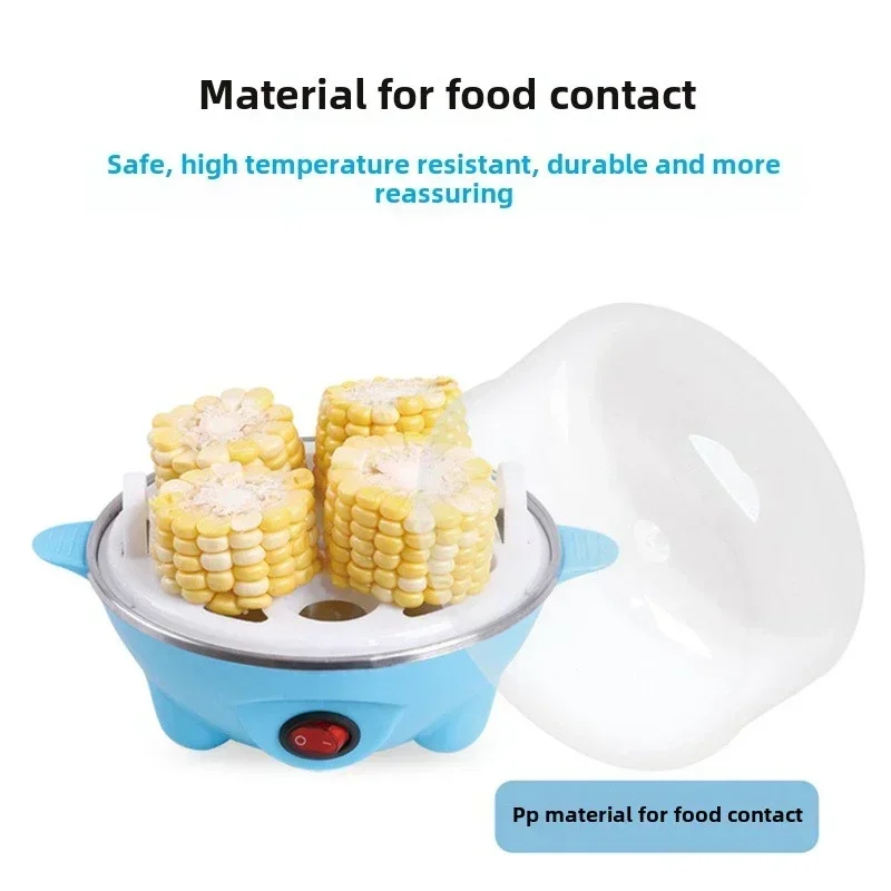 Egg Cooker Automatic Power Off Home 7 Eggs Multi-Functional Steamed Egg Custard Boiled Egg Steamer Machine Breakfast 4