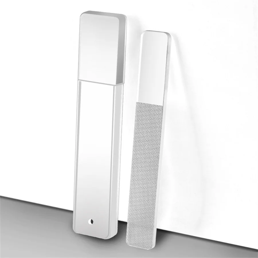 קובץ ציפורן זכוכית ננו שקוף רצועת גירוד לציפורניים מבריקה ומבריקה כלי שיפור לציפורניים