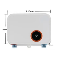 5500W chauffe-eau électrique petit sous évier chauffe-eau instantané sans réservoir 220v cuisine salle de bains chauffage 6