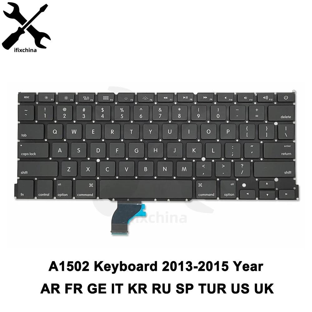 New-A1502-keyboard-for-Macbook-Pro-Retina-13-3-inches-laptop-ME864 ...