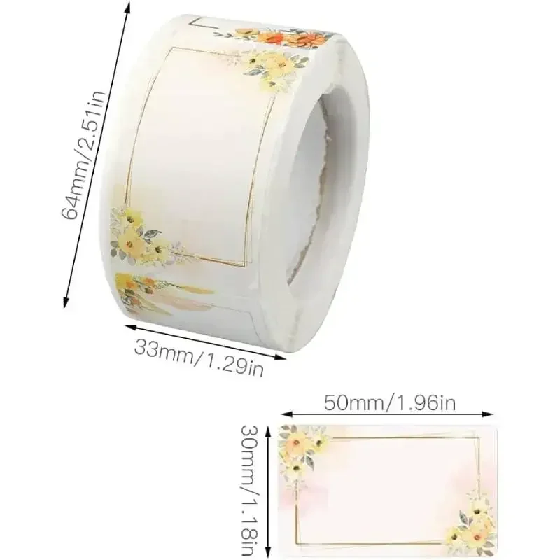 Flower Label Stickers 250pcs