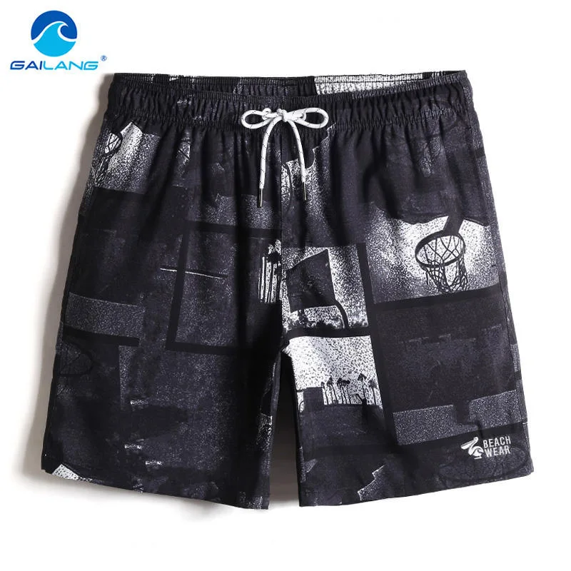 Gailang Brand New Men Beach Shorts Trunks Bermuda Mens Board Shorts Active Boxer Swimwear Quick Drying Jogger Sweatpants Casual