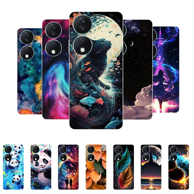Custodia In Silicone Per Honor X7B Custodia Honor X7B Cover Cat Panda Custodia Morbida In Tpu Stampata Per Custodie Per Telefoni Honor X7B X7B Honorx7