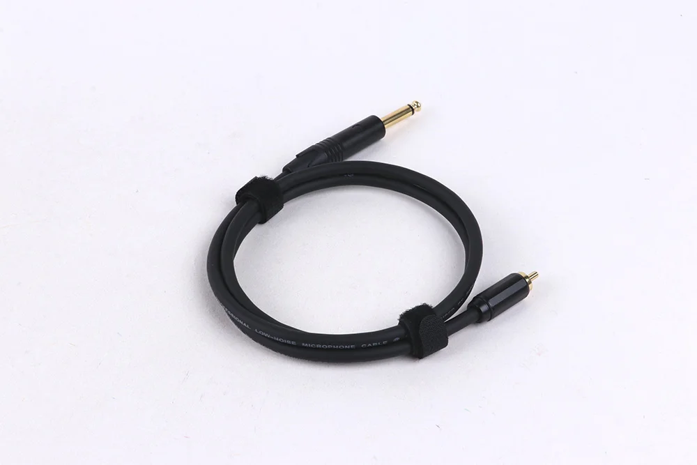 RCA-auf-6,35-mm-Audiokabel, 1/4 Zoll TS auf RCA-Stereo-Audio-Verbindung, abgeschirmtes OFC-Kabel für Lautsprecher, Mixer, Verstärker, Fernseher und mehr – Detail 4