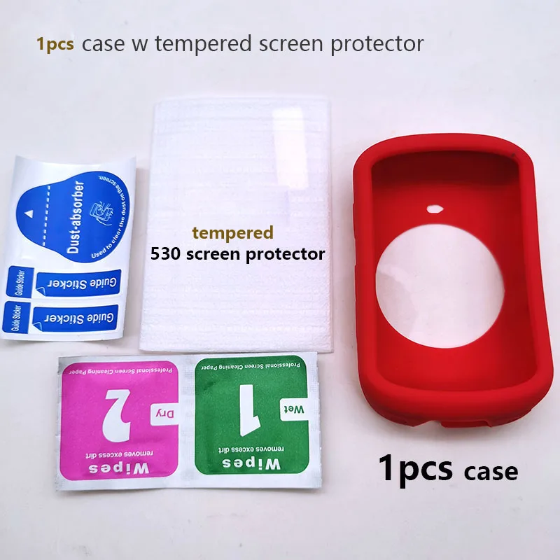 Silicone Rubber Bike Computer Protective Case with Screen Protector