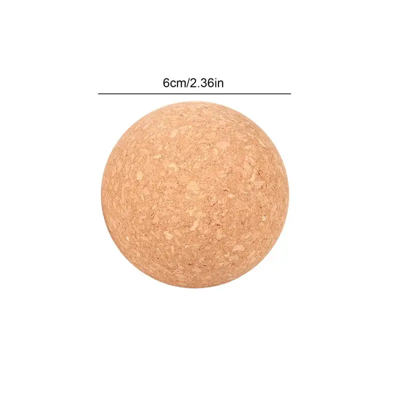 10/8/6cm Muscle Ball Deep Tissue Yoga Deep Tissue Massage Cork Balls For Massage Cork Roller For Yoga Enthusiasts