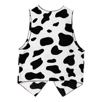 Gilet imprimé vache pour hommes, haut en flanelle, sans manches, ouvert sur le devant, veste, Cardigan de Cowboy pour Halloween, Festival, fête Rave, déguisement 6