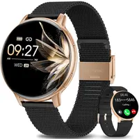 LIGE mode Smartwatch pour hommes femmes Bluetooth appel étanche sport Fitness montres sang oxygène sain femmes Smartwatch homme 1