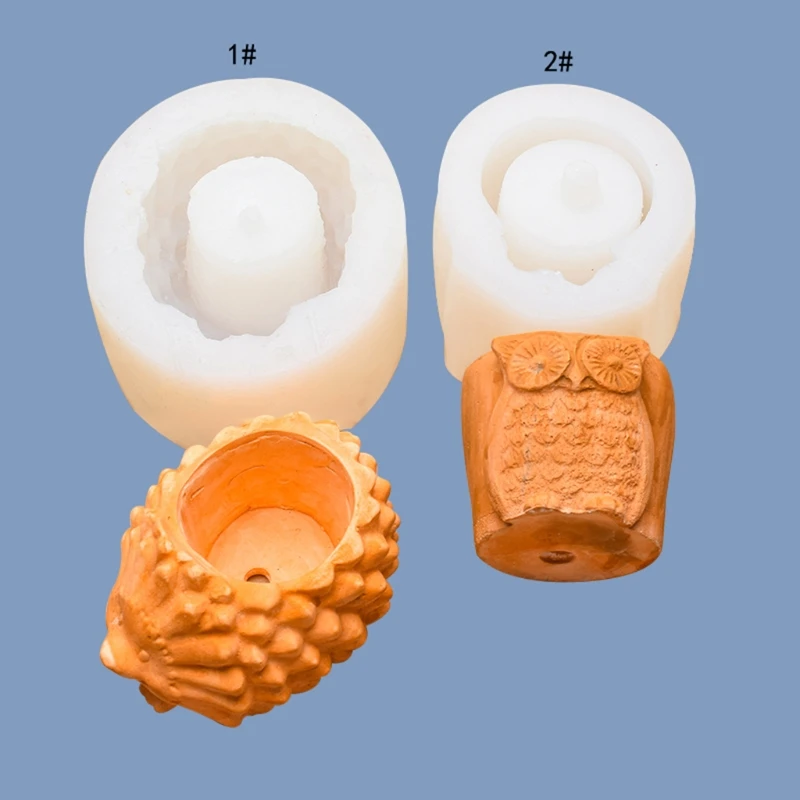 Y4QE Cement Flowerpot Epoxy Resin Mold Plant Pot Silicone Mould DIY Crafts Home Decorations Casting Tool