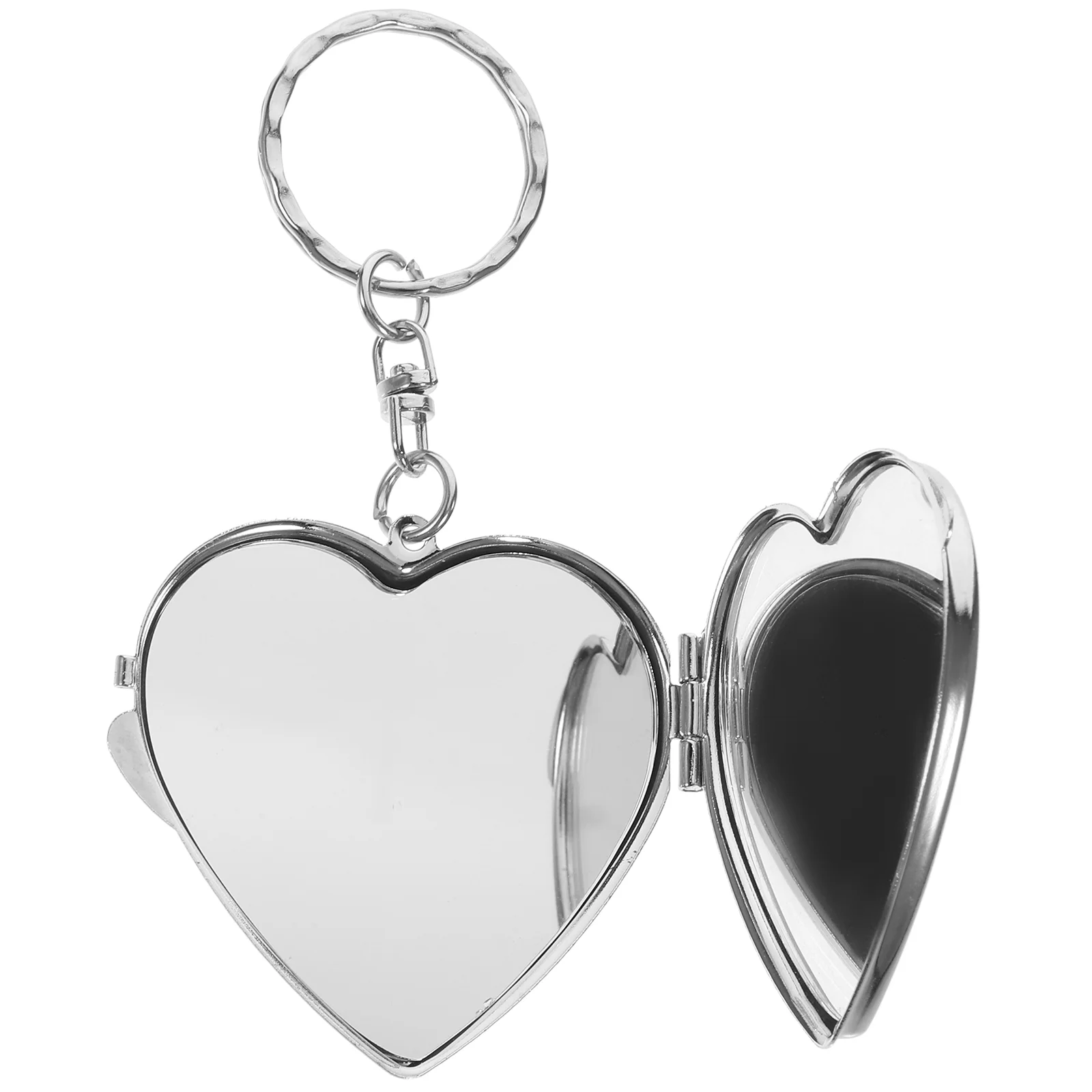

Hand Mirror Pocket Mirror Women Makeup Mirror Heart Shaped Mirror for Travel