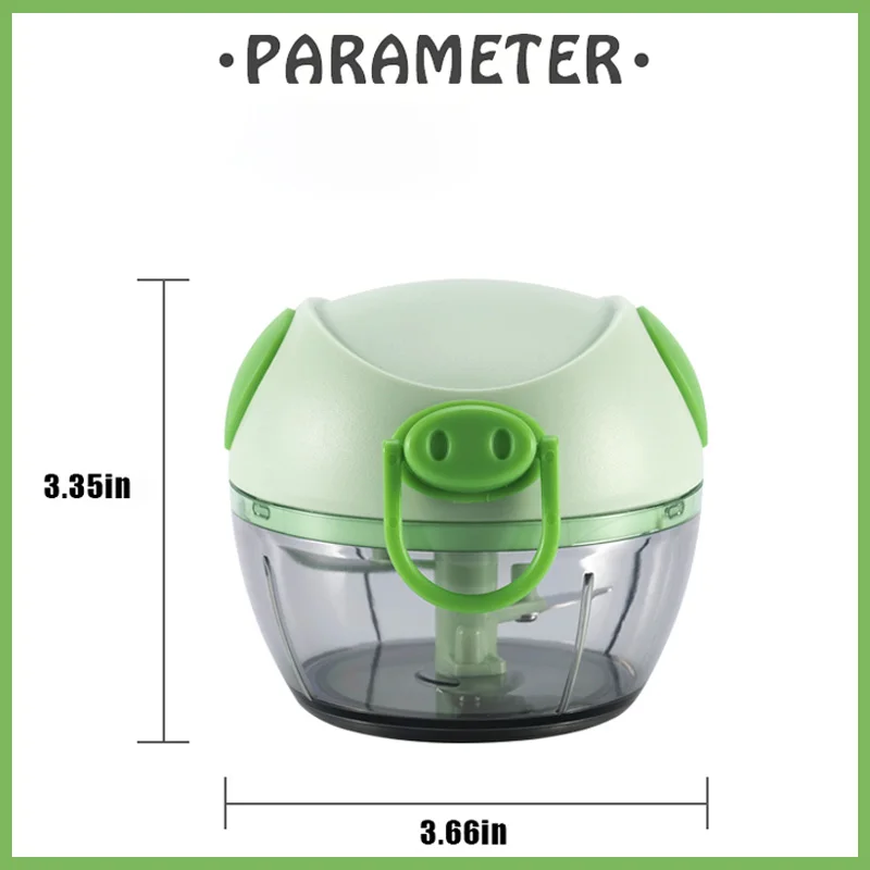 Manual garlic puree Kitchen small garlic machine Portable cutter Kitchen tools manual multi-functional vegetable cutter
