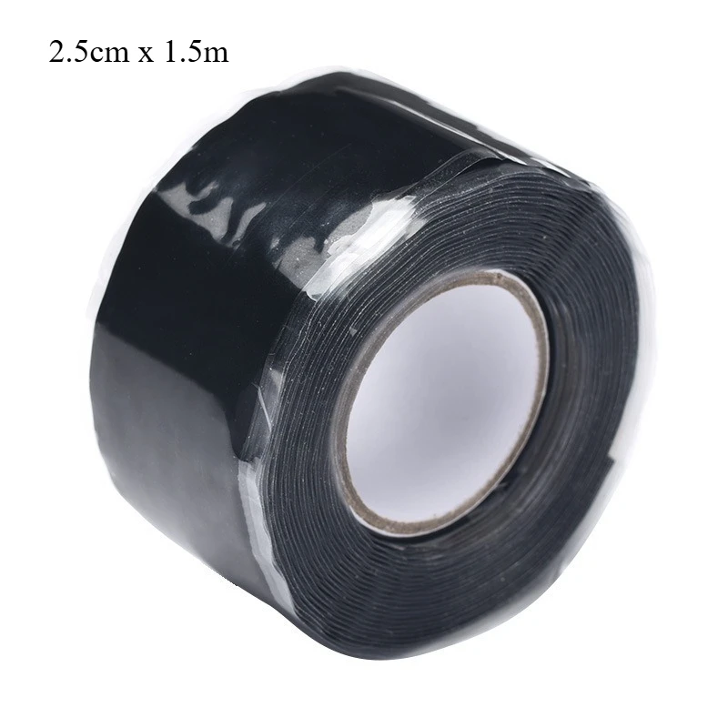 Versatile Waterproof Self-Fusing Silicone Repair Tape - High Temperature & Strong Sealant