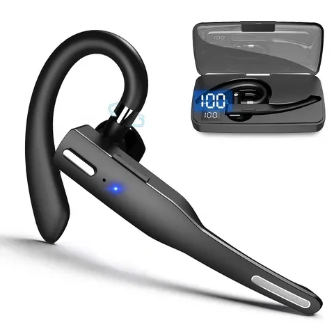 

Wireless Earbuds Bluetooth Single Handsfree Business Earphone For Driving HD Call Headphone Microphone Business Headset NEW 2021