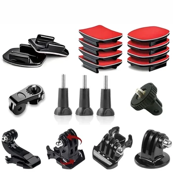 Kit di Accessori per Action Camera, Adattatore per Treppiede a Sgancio Rapido, Base di Montaggio per Gopro Insta360 AKASO SJCAM DJI