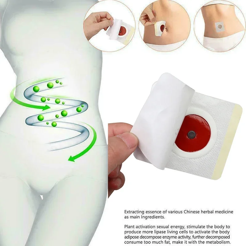 30PCS Anti Cellulite Slimming Patch Fat Burning Navel Sticker Weight Loss Stickers Fat Burner Abdomen Slimm Patch Paste weight loss products